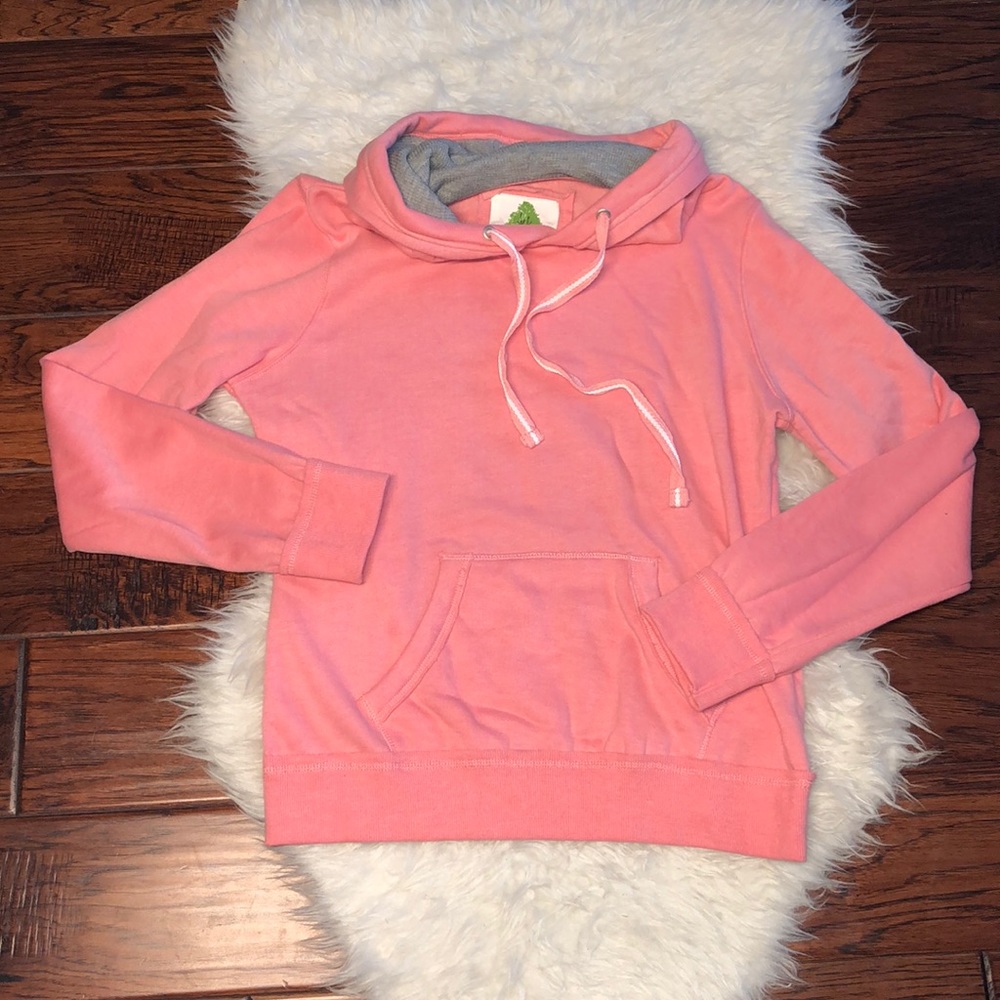 Green sleeved pullover Women’s hoodie sweatshirt L